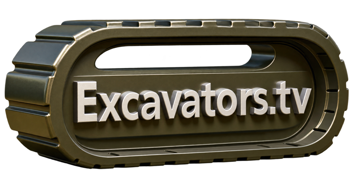 Excavators.tv — original track badge logo